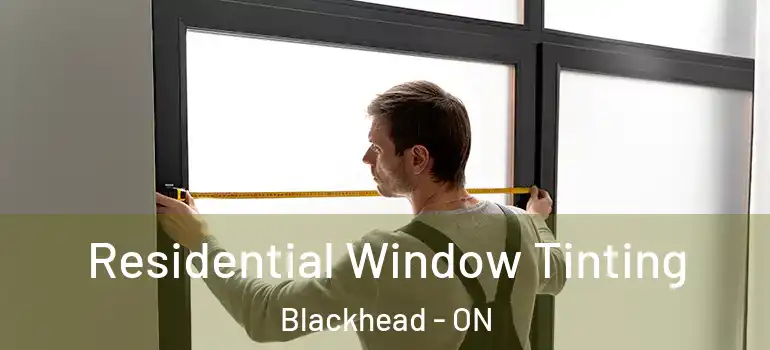 Residential Window Tinting Blackhead - ON
