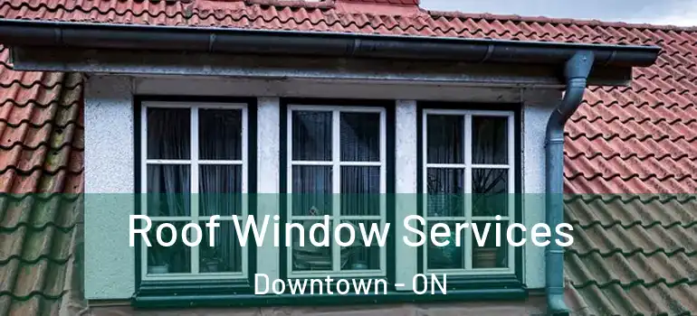 Roof Window Services Downtown - ON