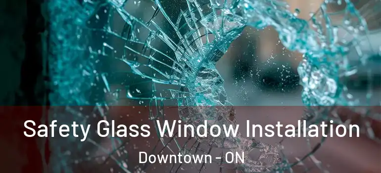 Safety Glass Window Installation Downtown - ON