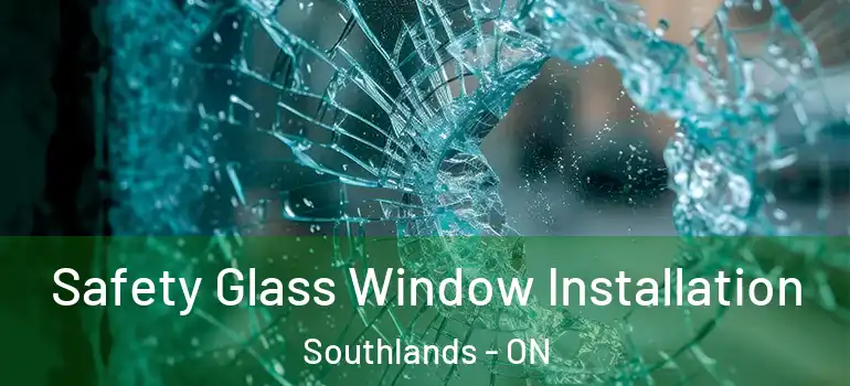 Safety Glass Window Installation Southlands - ON