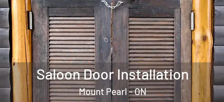 Saloon Door Installation Mount Pearl - ON
