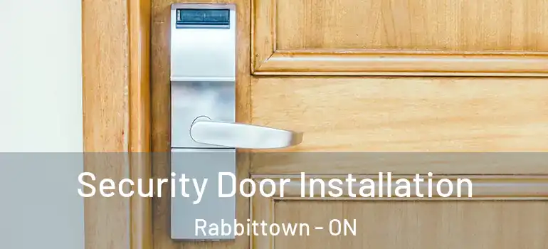 Security Door Installation Rabbittown - ON