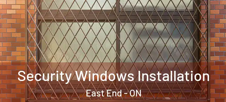 Security Windows Installation East End - ON
