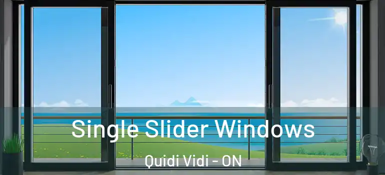  Single Slider Windows Quidi Vidi - ON