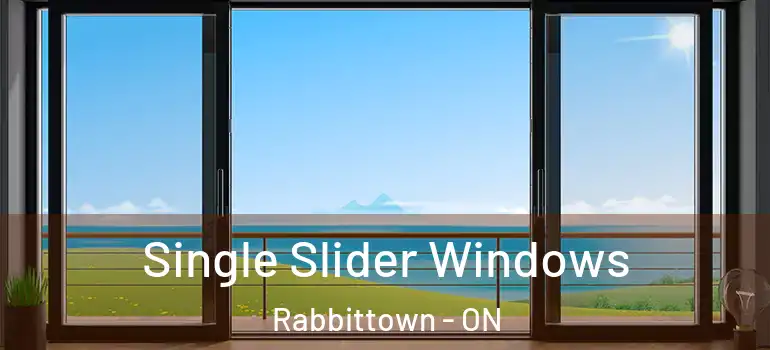Single Slider Windows Rabbittown - ON