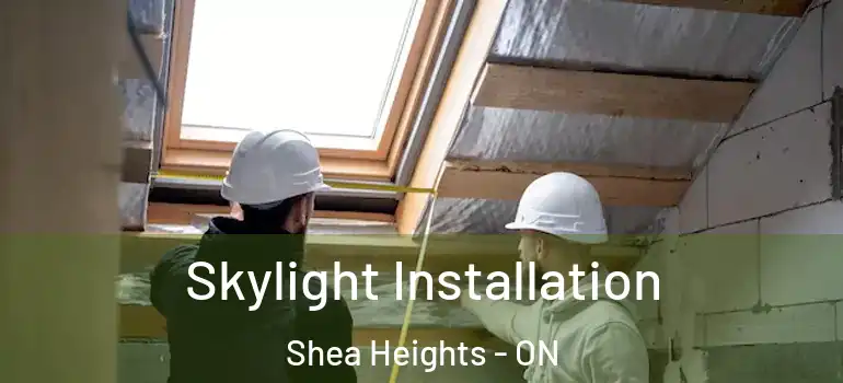 Skylight Installation Shea Heights - ON