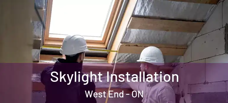 Skylight Installation West End - ON