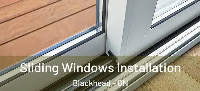 Sliding Windows Installation Blackhead - ON