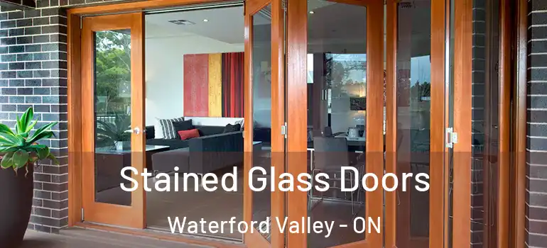 Stained Glass Doors Waterford Valley - ON