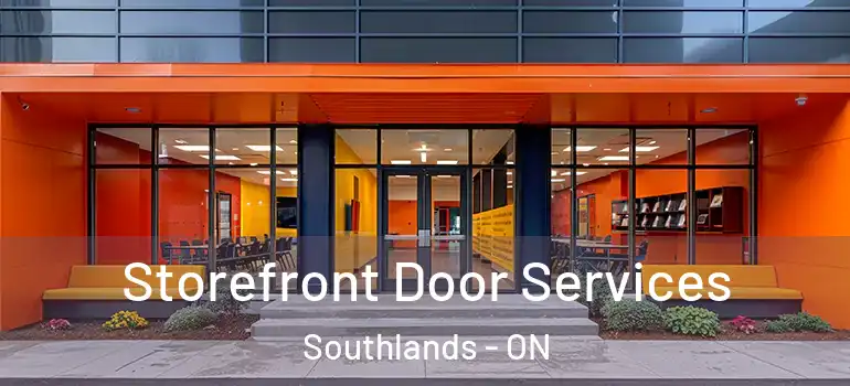 Storefront Door Services Southlands - ON