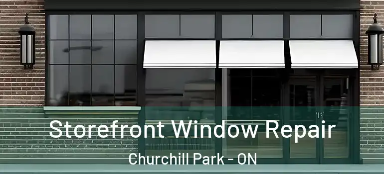 Storefront Window Repair Churchill Park - ON