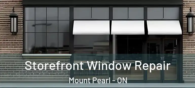  Storefront Window Repair Mount Pearl - ON