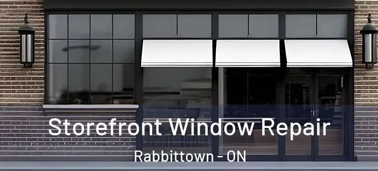 Storefront Window Repair Rabbittown - ON