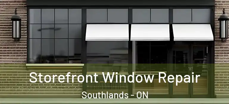  Storefront Window Repair Southlands - ON