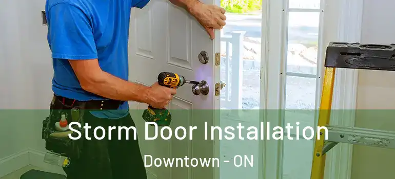 Storm Door Installation Downtown - ON