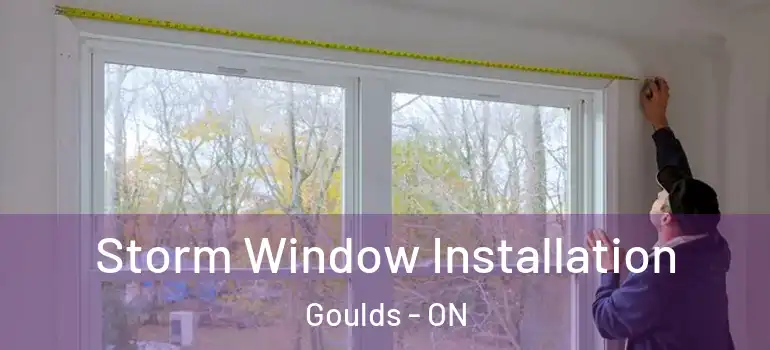 Storm Window Installation Goulds - ON
