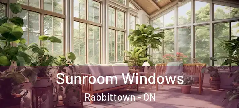 Sunroom Windows Rabbittown - ON