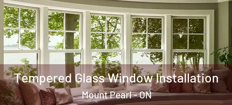 Tempered Glass Window Installation Mount Pearl - ON