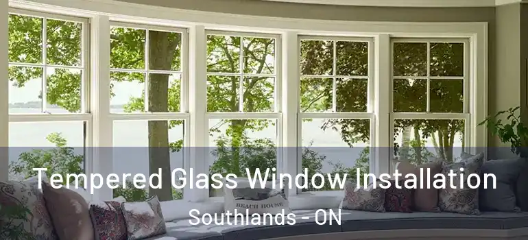 Tempered Glass Window Installation Southlands - ON