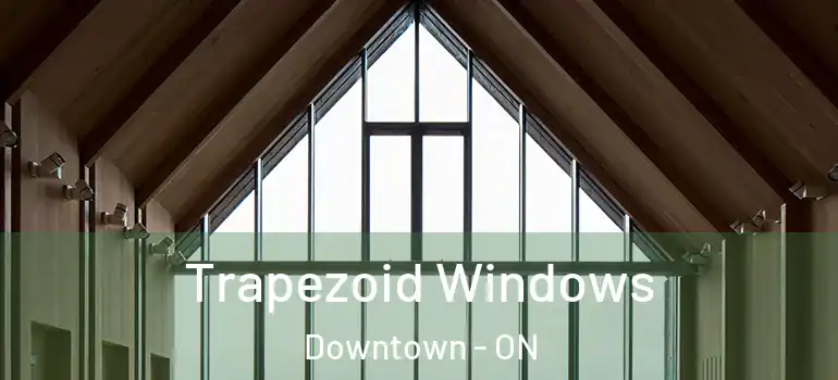 Trapezoid Windows Downtown - ON