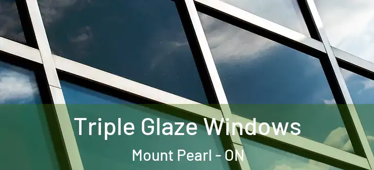 Triple Glaze Windows Mount Pearl - ON