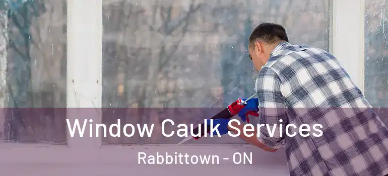 Window Caulk Services Rabbittown - ON