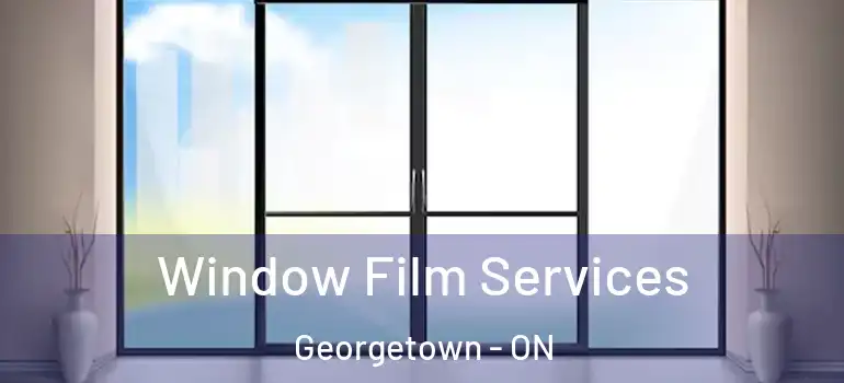 Window Film Services Georgetown - ON