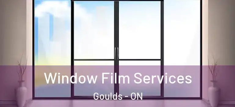 Window Film Services Goulds - ON