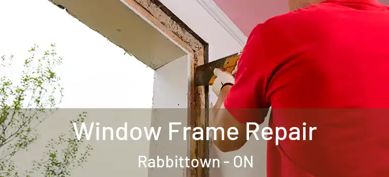Window Frame Repair Rabbittown - ON