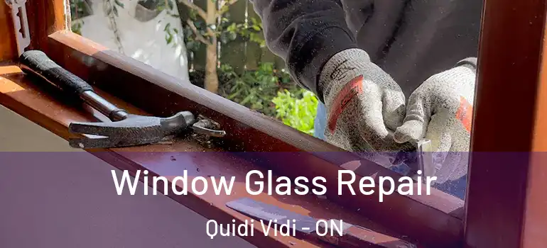 Window Glass Repair Quidi Vidi - ON