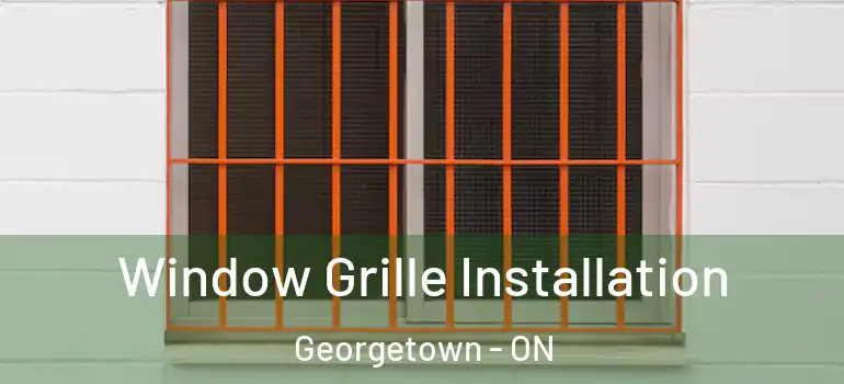 Window Grille Installation Georgetown - ON