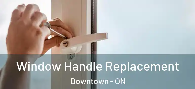 Window Handle Replacement Downtown - ON