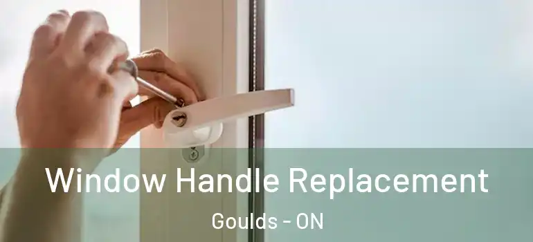  Window Handle Replacement Goulds - ON
