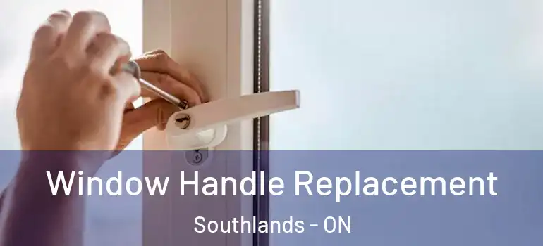 Window Handle Replacement Southlands - ON