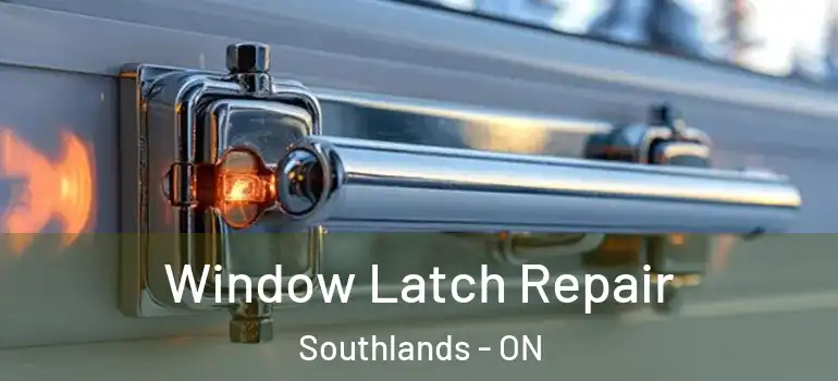  Window Latch Repair Southlands - ON