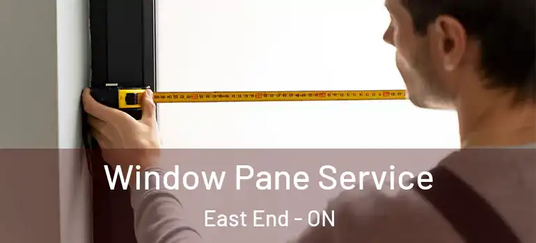  Window Pane Service East End - ON