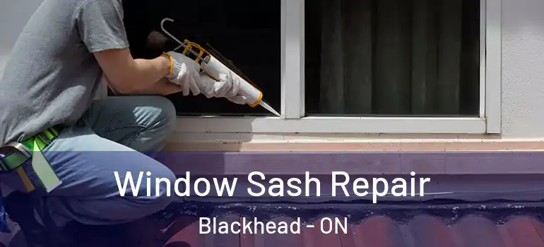 Window Sash Repair Blackhead - ON