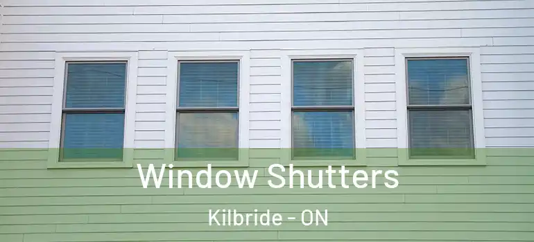Window Shutters Kilbride - ON