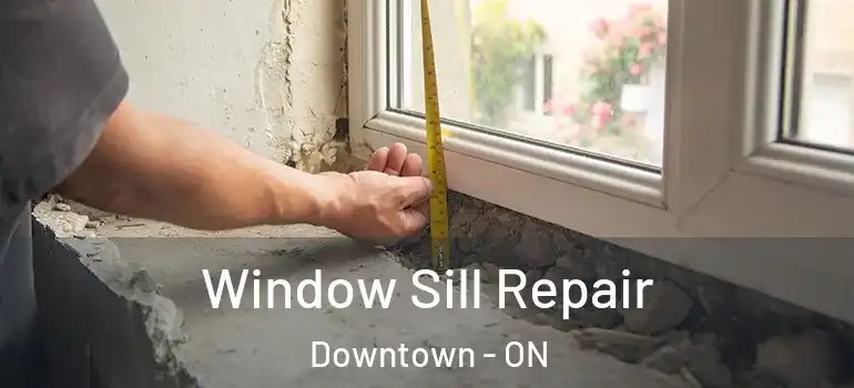  Window Sill Repair Downtown - ON