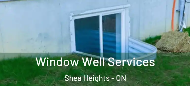Window Well Services Shea Heights - ON
