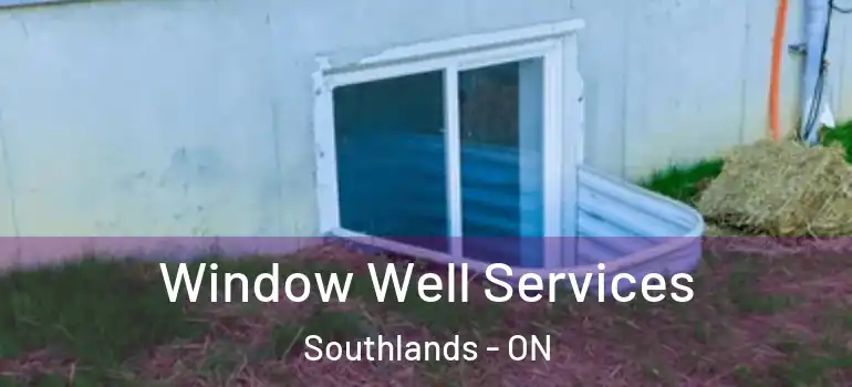 Window Well Services Southlands - ON