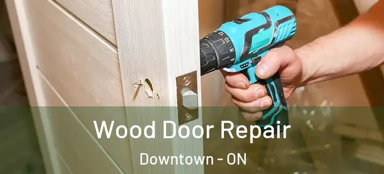 Wood Door Repair Downtown - ON