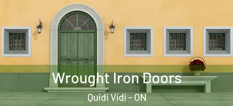 Wrought Iron Doors Quidi Vidi - ON